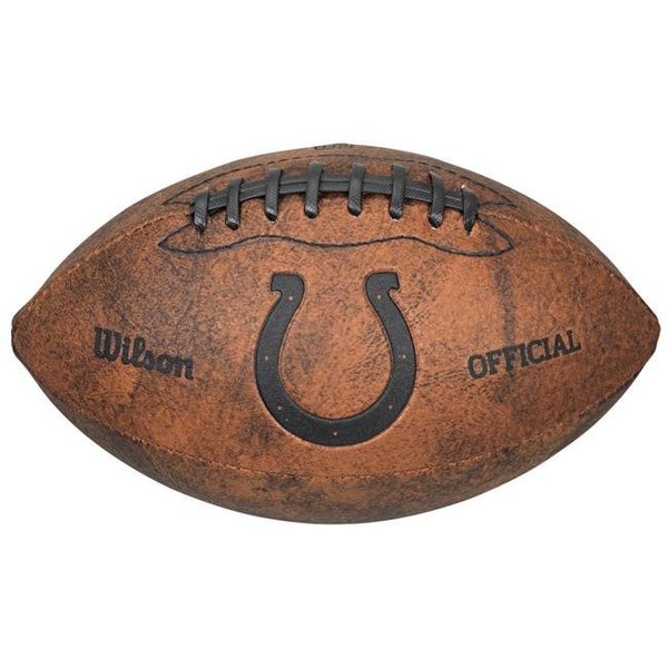 Gulf Coast Sales Indianapolis Colts Football - Vintage Throwback - 9 Inches 8381370914